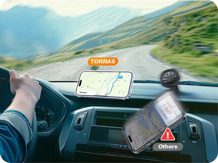 Захисний чохол TORRAS Sparka MagSafe для Apple iPhone 16 Pro - Transparent: фото 8 з 13