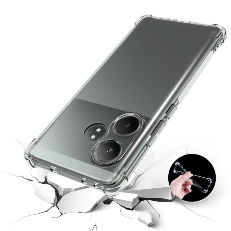 Защитный чехол UniCase AirBag для Realme GT Neo 6 SE / GT 6T - Transparent: фото 2 из 5