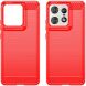 Защитный чехол UniCase Carbon для Motorola Edge 50 Pro - Red (353624R). Фото 2 из 9