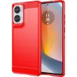 Захисний чохол UniCase Carbon для Motorola Moto G85 - Red (357031R)