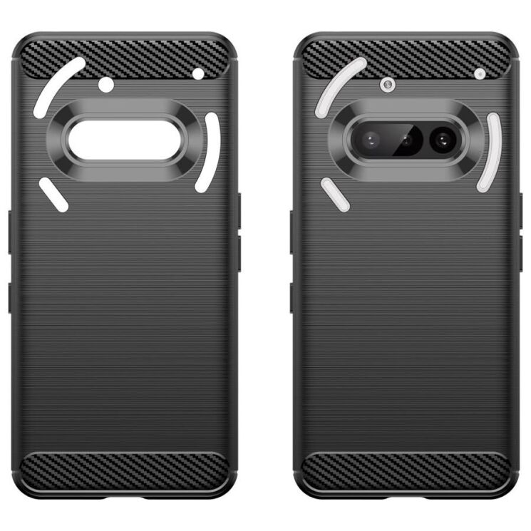 Защитный чехол UniCase Carbon для Nothing Phone (3a) - Black: фото 2 из 12