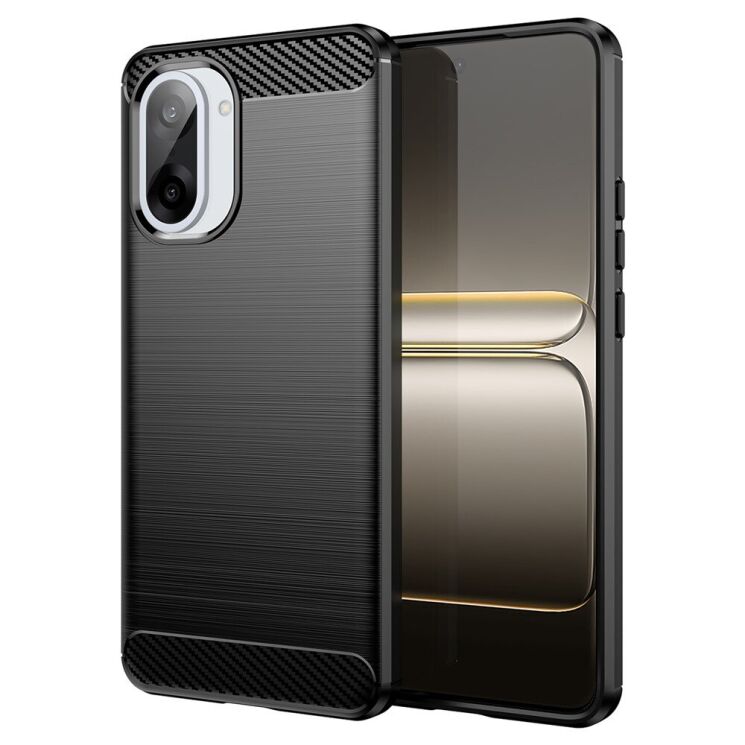 Захисний чохол UniCase Carbon для OnePlus Nord CE 5 / Ace 5 Racing - Black: фото 1 з 8