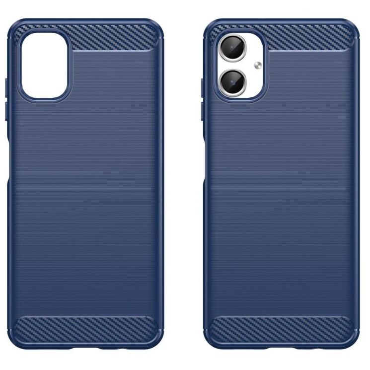 Защитный чехол UniCase Carbon для Samsung Galaxy A06 (A065) - Blue: фото 2 из 8