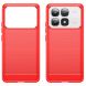 Захисний чохол UniCase Carbon для Xiaomi 14T Pro - Red (365604R). Фото 2 з 12