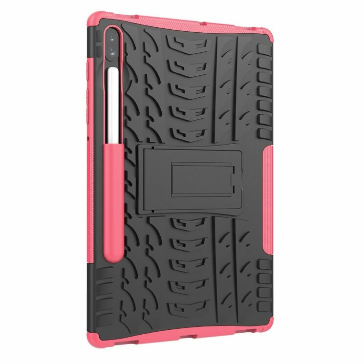 Захисний чохол UniCase Combo для Samsung Galaxy Tab S6 (T860/865) - Rose: фото 9 з 9