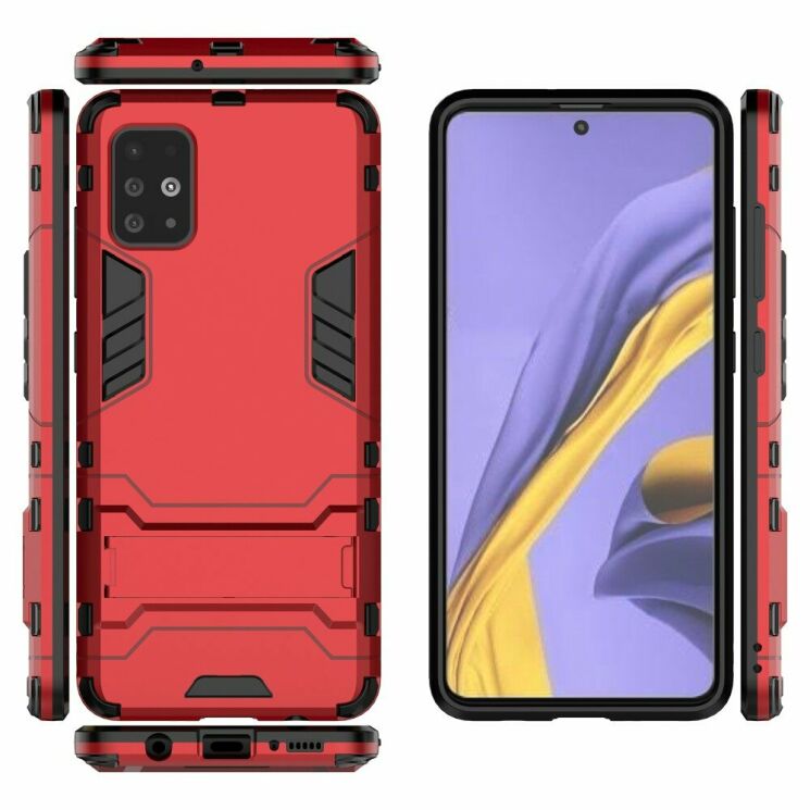 Защитный чехол UniCase Hybrid для Samsung Galaxy A51 (А515) - Red: фото 5 из 8
