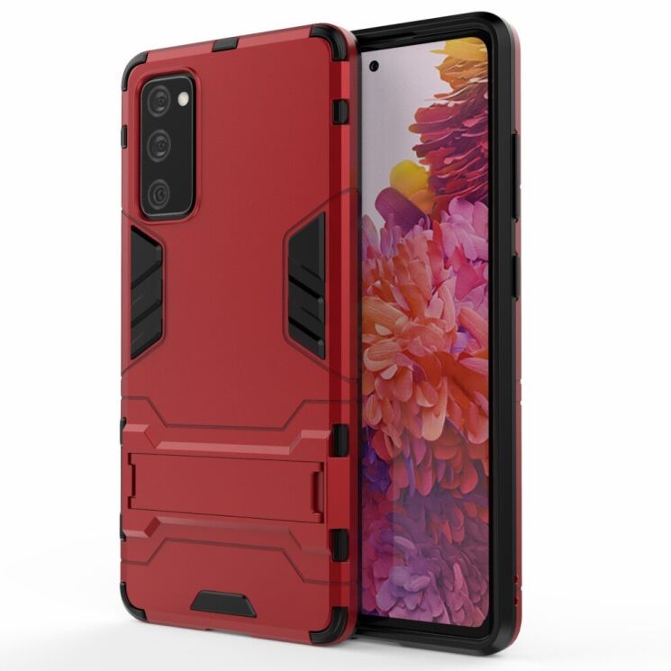 Защитный чехол UniCase Hybrid для Samsung Galaxy S20 FE (G780) - Red: фото 1 из 8