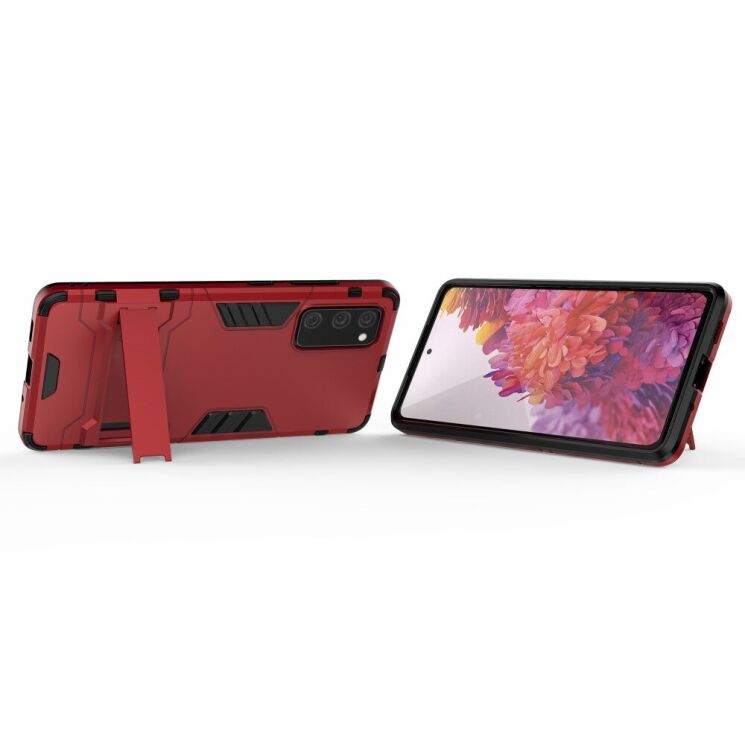 Защитный чехол UniCase Hybrid для Samsung Galaxy S20 FE (G780) - Red: фото 2 из 8