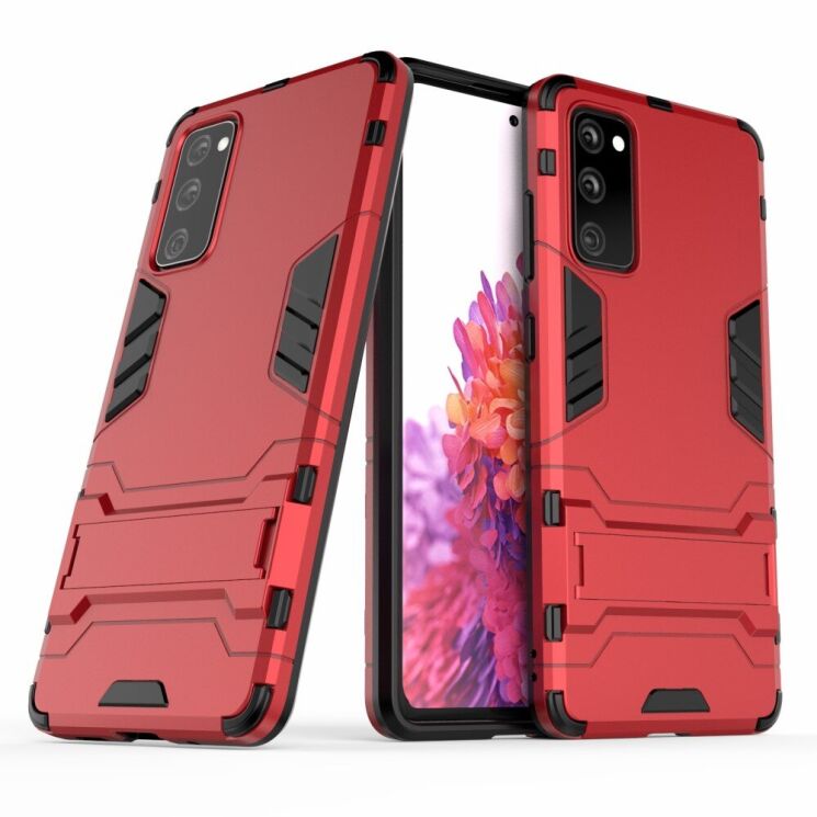 Защитный чехол UniCase Hybrid для Samsung Galaxy S20 FE (G780) - Red: фото 3 из 8