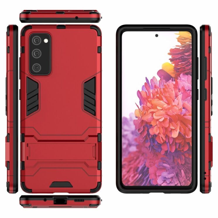 Защитный чехол UniCase Hybrid для Samsung Galaxy S20 FE (G780) - Red: фото 4 из 8
