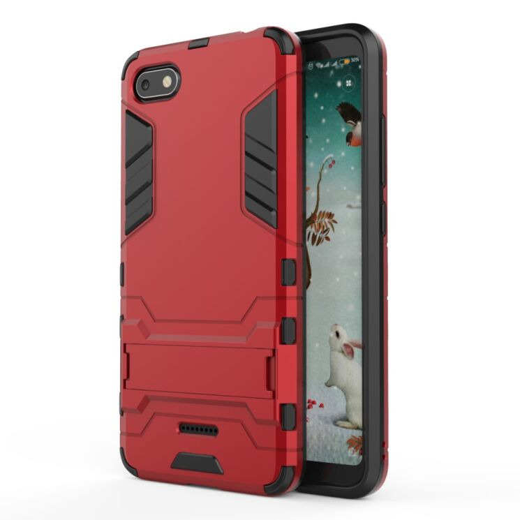 Захисний чохол UniCase Hybrid для Xiaomi Redmi 6A - Red: фото 2 з 7