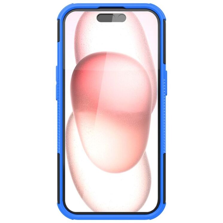 Защитный чехол UniCase Hybrid X для Apple iPhone 15 - Blue: фото 2 из 12