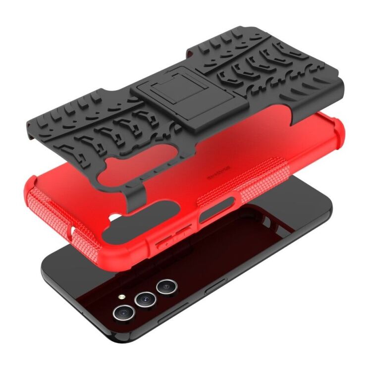 Защитный чехол UniCase Hybrid X для Samsung Galaxy A24 (A245) - Red: фото 7 из 15