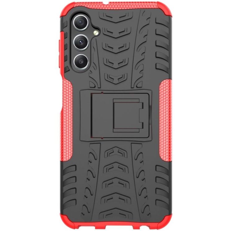 Защитный чехол UniCase Hybrid X для Samsung Galaxy A24 (A245) - Red: фото 3 из 15