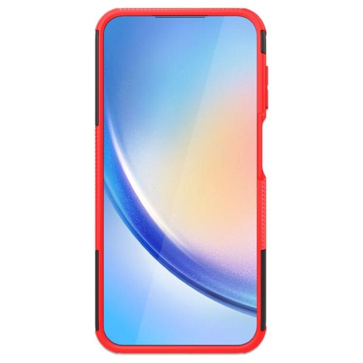 Защитный чехол UniCase Hybrid X для Samsung Galaxy A24 (A245) - Red: фото 5 из 15
