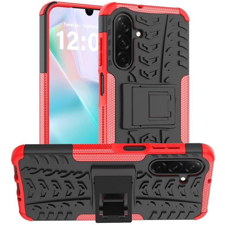 Защитный чехол UniCase Hybrid X для Samsung Galaxy A26 (A266) - Red: фото 1 из 17