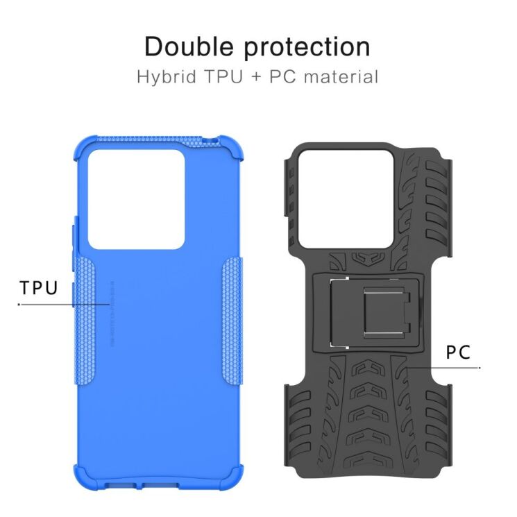Защитный чехол UniCase Hybrid X для Xiaomi Redmi Note 13 Pro 5G / Poco X6 - Red: фото 15 из 16