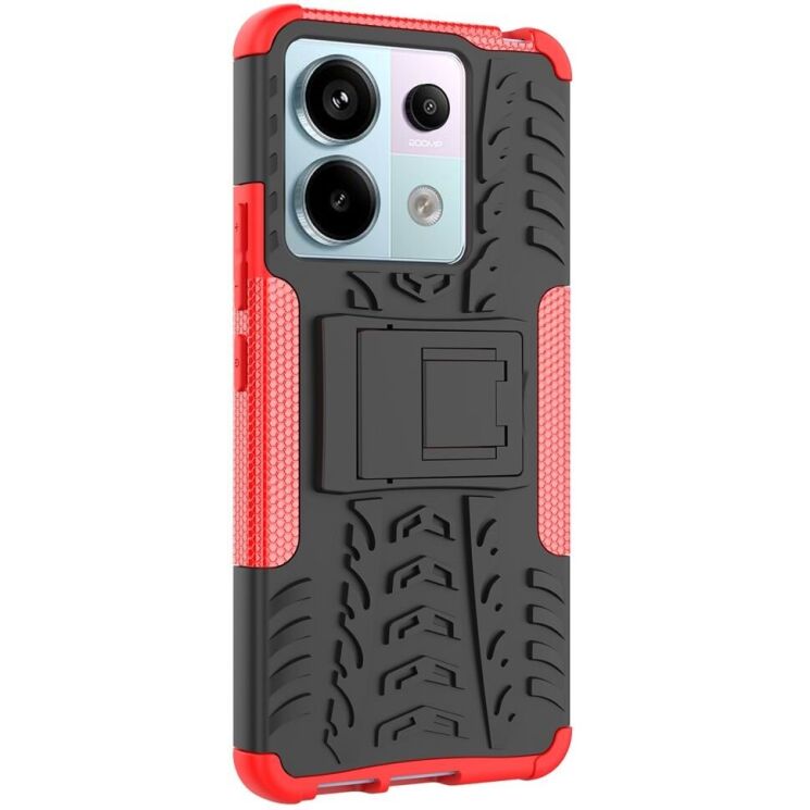Защитный чехол UniCase Hybrid X для Xiaomi Redmi Note 13 Pro 5G / Poco X6 - Red: фото 5 из 16