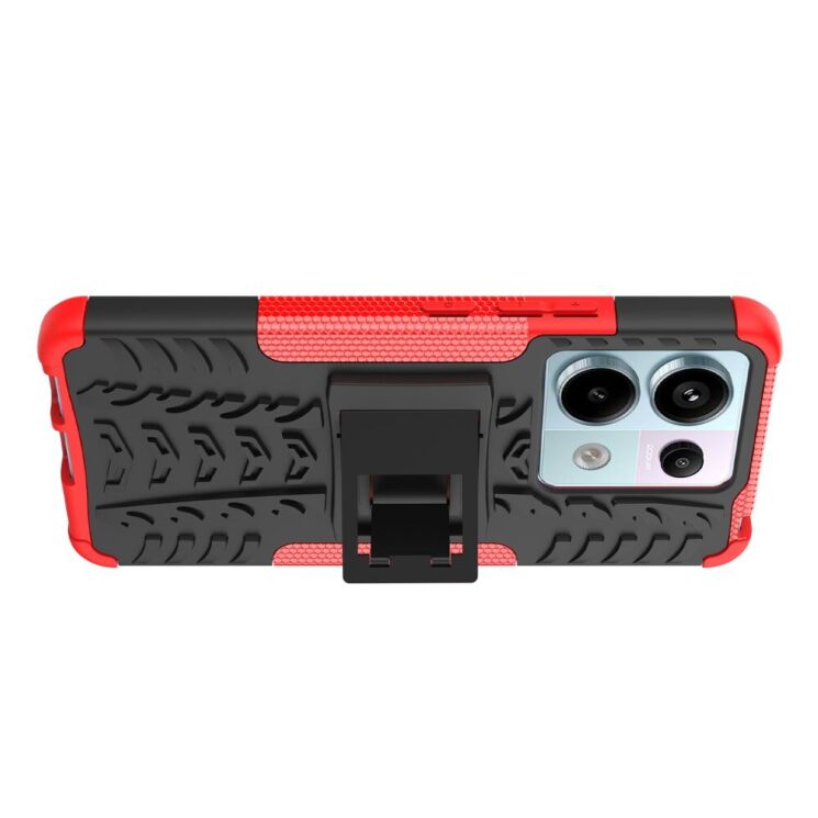 Защитный чехол UniCase Hybrid X для Xiaomi Redmi Note 13 Pro 5G / Poco X6 - Red: фото 2 из 16