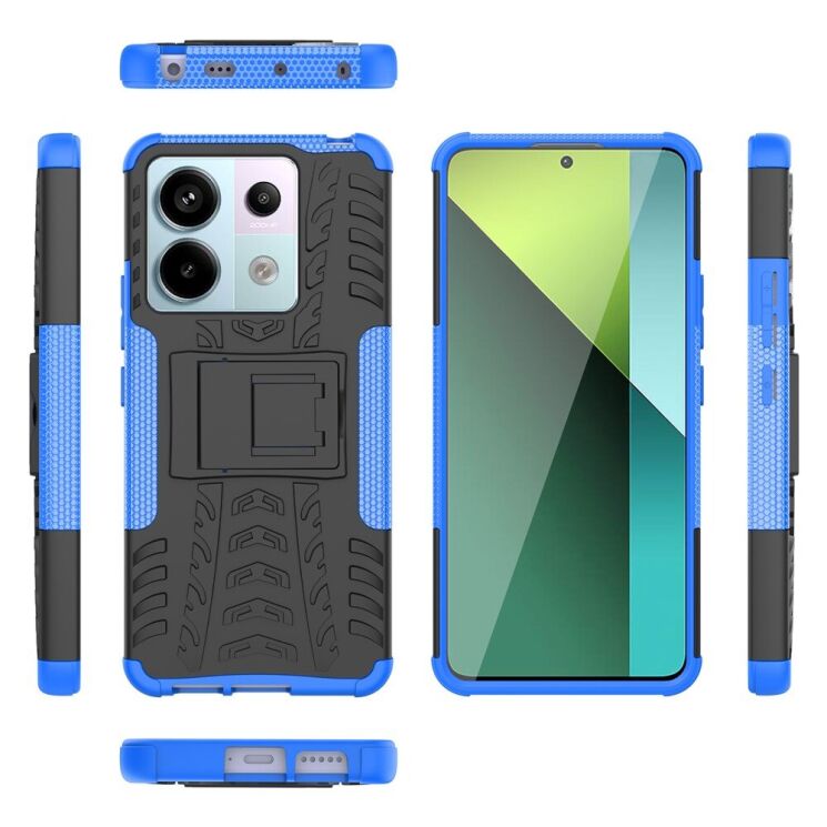 Защитный чехол UniCase Hybrid X для Xiaomi Redmi Note 13 Pro 5G / Poco X6 - Red: фото 8 из 16