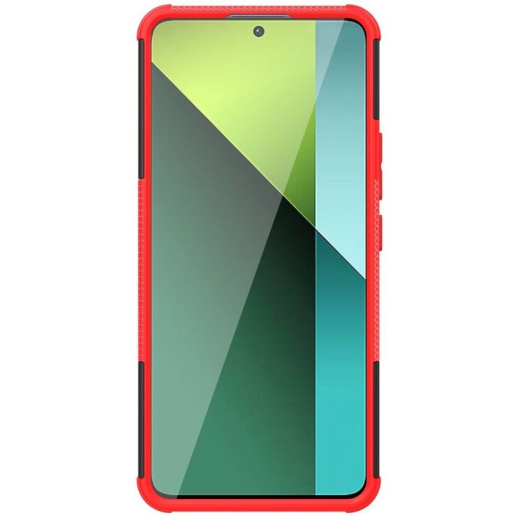 Защитный чехол UniCase Hybrid X для Xiaomi Redmi Note 13 Pro 5G / Poco X6 - Red: фото 6 из 16