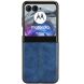 Защитный чехол UniCase Leather Series (FF) для Motorola Razr 50 / Razr 70 - Blue (358721L). Фото 2 из 7