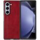 Защитный чехол UniCase Leather Series (FF) для Samsung Galaxy Fold 6 - Red (357611R). Фото 2 из 6