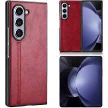 Защитный чехол UniCase Leather Series (FF) для Samsung Galaxy Fold 6 - Red: фото 1 из 6