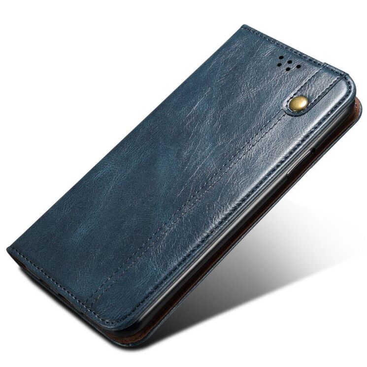 Захисний чохол UniCase Leather Wallet для Apple iPhone 16e - Blue: фото 4 з 7