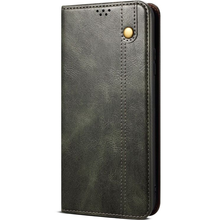 Захисний чохол UniCase Leather Wallet для Motorola Edge 60 Pro - Green: фото 5 з 7