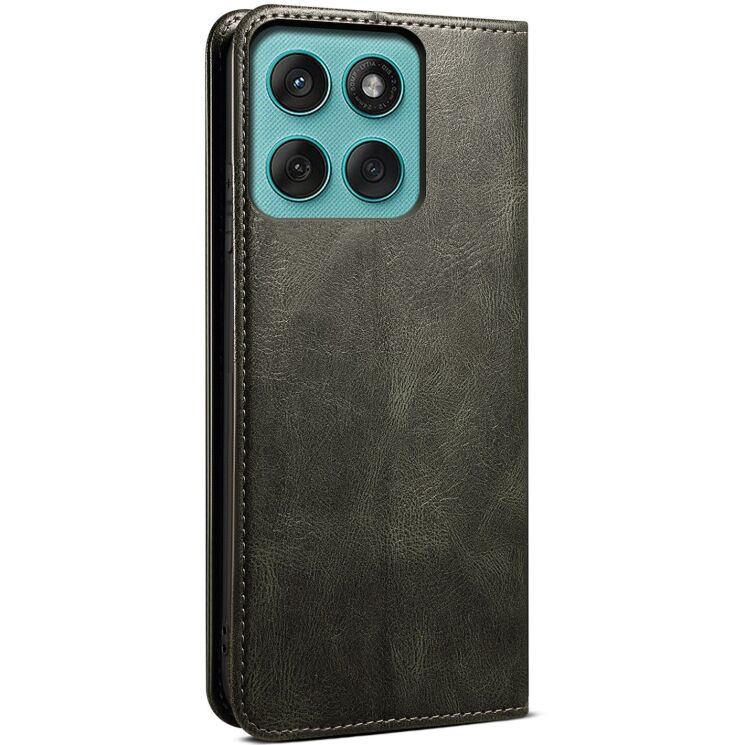 Захисний чохол UniCase Leather Wallet для Motorola Edge 60 Pro - Green: фото 6 з 7