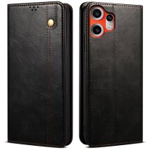 Захисний чохол UniCase Leather Wallet для Nothing CMF Phone 2 Pro - Black: фото 1 з 7