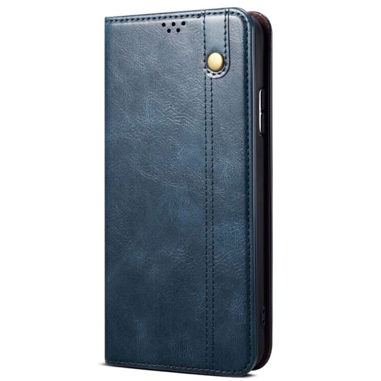 Защитный чехол UniCase Leather Wallet для OPPO Reno 11 F - Blue: фото 5 из 6