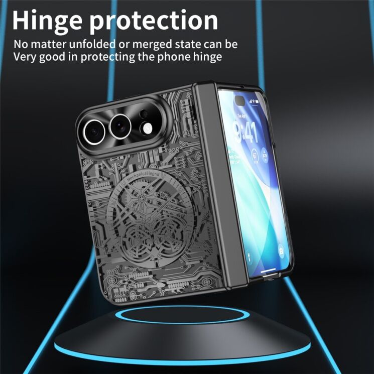 Захисний чохол UniCase Mechanical Legend для iPhone Duo - Black (435039B) Захисний чохол UniCase Mechanical Legend для iPhone Duo - Black: фото 4 з 8