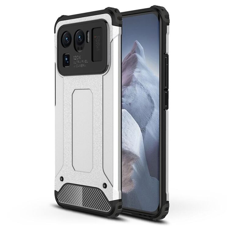 Защитный чехол UniCase Rugged Guard для Xiaomi Mi 11 Ultra - Silver: фото 1 из 8