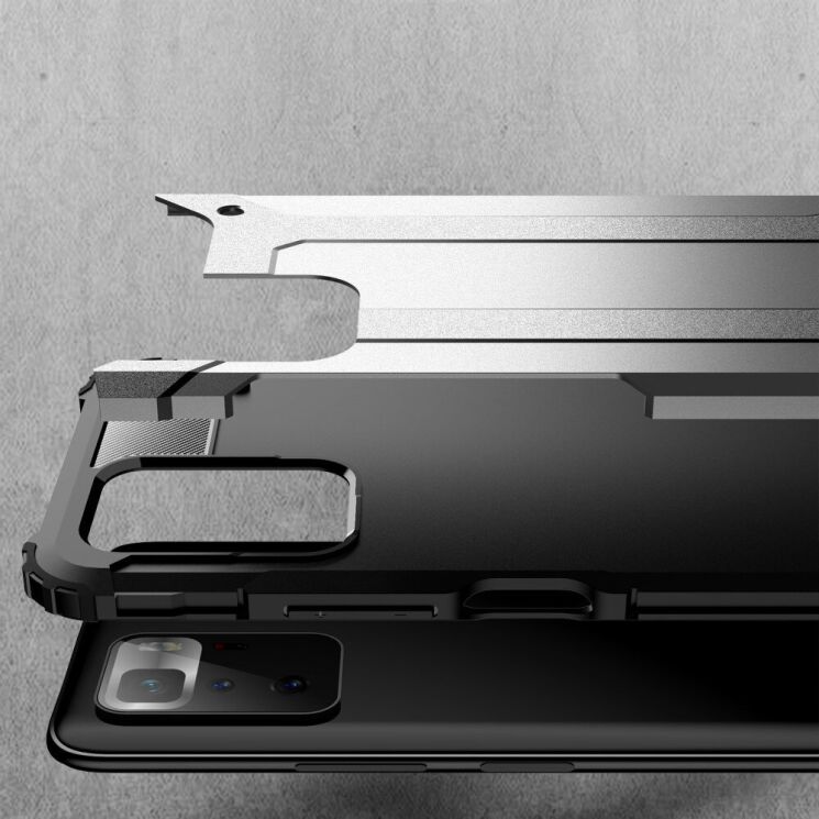 Защитный чехол UniCase Rugged Guard для Xiaomi Poco X3 GT / Redmi Note 10 Pro 5G - Black: фото 2 из 7