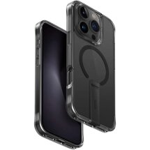 Защитный чехол UNIQ Eleva with Vertica Stand для Apple iPhone 16 Pro - Carbon Black: фото 1 из 6