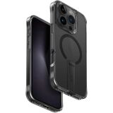 Защитный чехол UNIQ Eleva with Vertica Stand для Apple iPhone 16 Pro - Carbon Black: фото 1 из 6