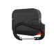 Защитный чехол URBAN ARMOR GEAR (UAG) Silicone для Apple AirPods Pro - Black/Orange (263222BO). Фото 9 из 12