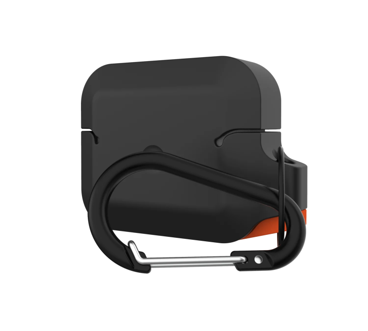 Защитный чехол URBAN ARMOR GEAR (UAG) Silicone для Apple AirPods Pro - Black/Orange: фото 9 из 12