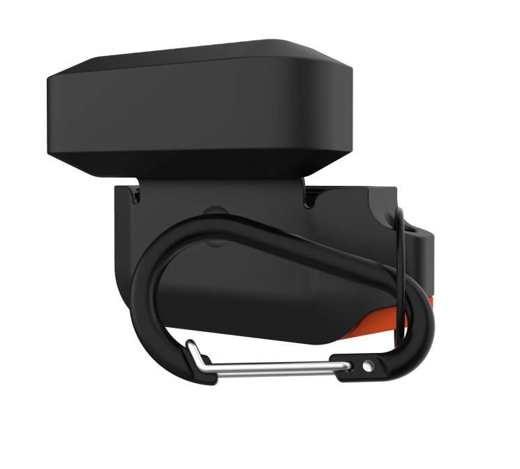 Защитный чехол URBAN ARMOR GEAR (UAG) Silicone для Apple AirPods Pro - Black/Orange: фото 3 из 12