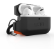 Защитный чехол URBAN ARMOR GEAR (UAG) Silicone для Apple AirPods Pro - Black/Orange (263222BO). Фото 1 из 12