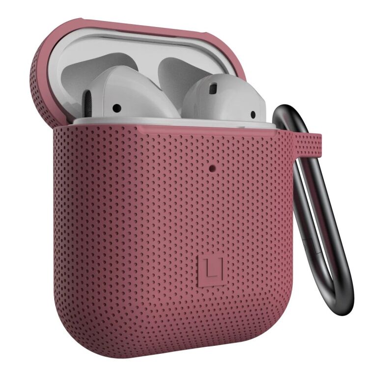Защитный чехол URBAN ARMOR GEAR (UAG) [U] Dot Silicone Case для Apple AirPods 1 / 2 - Dusty Rose: фото 1 из 10