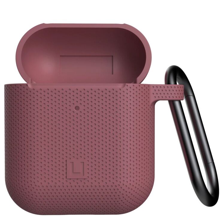 Защитный чехол URBAN ARMOR GEAR (UAG) [U] Dot Silicone Case для Apple AirPods 1 / 2 - Dusty Rose: фото 4 из 10