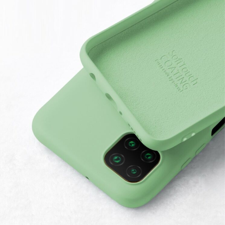 Захисний чохол X-LEVEL Delicate Silicone для Huawei P40 Lite - Green: фото 1 з 1