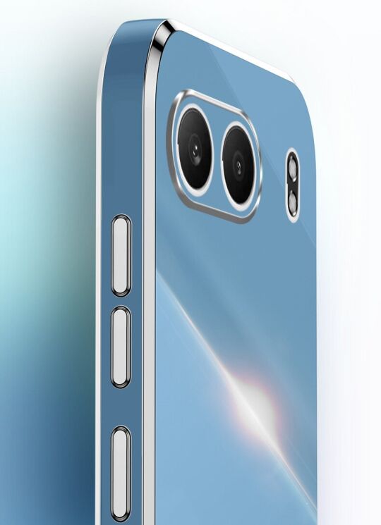 Захисний чохол XINLI Porcelain Magnetic для OnePlus Nord 4 - Cyan: фото 7 з 8