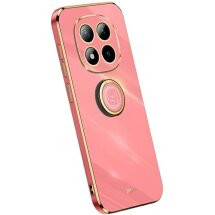 Защитный чехол XINLI Porcelain Magnetic для Xiaomi Redmi Note 15 Pro Plus / Poco M8 Pro 5G - Red: фото 1 из 5