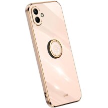 Защитный чехол XINLI Porcelain Ring для Samsung Galaxy A06 (A065) - Pink: фото 1 из 5