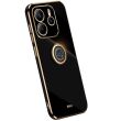 Защитный чехол XINLI Porcelain Ring для Xiaomi Redmi Note 14 5G - Black (379400B)
