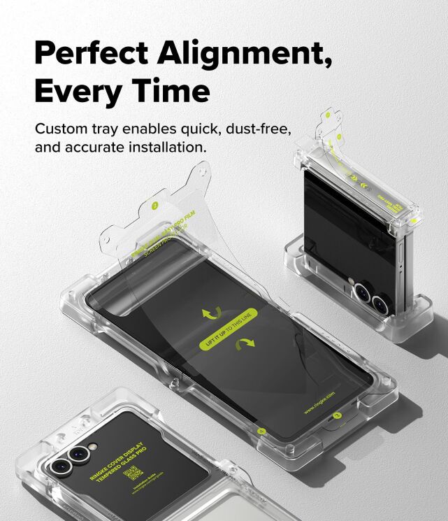 Защитный комплект Ringke 3 in 1 Protector Pro для Samsung Galaxy Flip 7 (8800293855965): фото 5 из 27